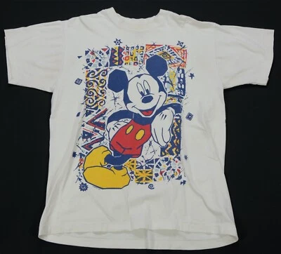 Rare Vintage JERRY LEIGH Mickey Mouse Unlimited Single Stitch T Shirt 90s OSFAs - Image 1 of 4