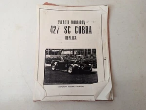 Everett-Morrison Motor Cars 427 SC Cobra Replica Order Pamphlet - Picture 1 of 5
