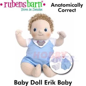 Bambola bambino Rubens Barn ERIK 45 cm età anatomicamente corretta 3+ lavabile in lavatrice - Foto 1 di 5