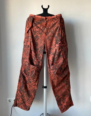 Diesel P-atlan-pat Pantalones Para Hombre W33 Naranja Camuflaje Carga Multi-Bolsillos Foto 1 de 4