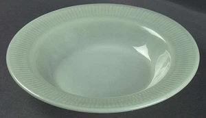 Anchor Hocking Jane Ray Jade Ite Rimmed Soup Bowl 1674553 - Picture 1 of 1