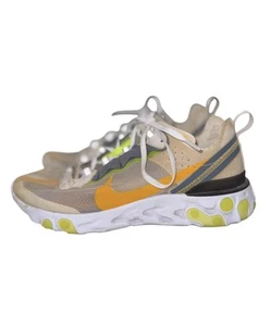 Nike React Element 87 Light Orewood Touch Of Lime 2019 Size 7.5 - Picture 1 of 9