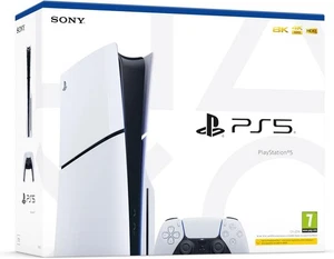 Sony PS5 Slim Blu-Ray Edition 1TB Videospielkonsole - Disk Version - Weiß - Neu - Bild 1 von 14