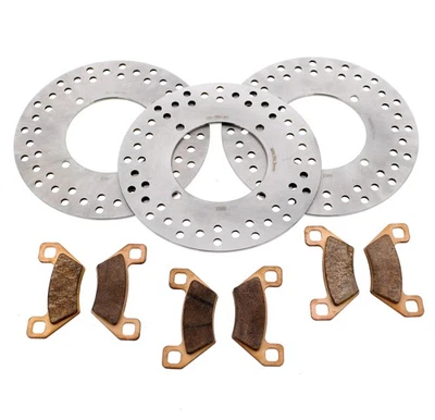 2009-10 Arctic Cat TRV 700 H1 EFI Cruiser Front & Rear Brake Rotors & Brake Pads - Image 1 of 4