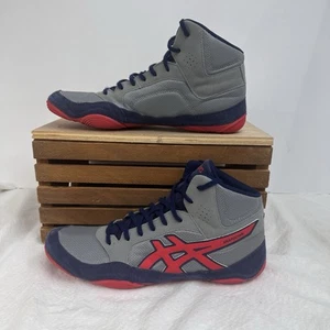 Scarpe uomo Asics Snapdown 2 taglia 11 colore: grigio, rosso, blu J703Y wrestling usate in ottime condizioni - Foto 1 di 12