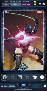 Marvel Collect - Psylocke Showcase AWARD Super Rare *DIGITAL - Picture 1 of 2