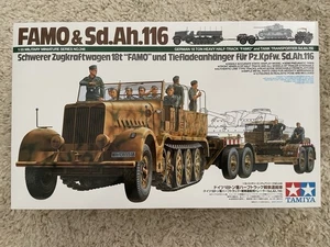 1/35 Tamiya 35246 German FAMO Half-Track & Tank Transporter Plastic Model Kit - Picture 1 of 2