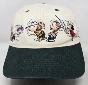 Gorra de béisbol vintage de tela cacahuetes pandilla bordada con cierre a presión - Imagen 1 de 10