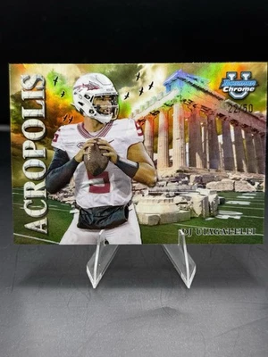 2024 Bowman Chrome U- Acropolis D.J. Uiagalelei, Gold 22/50 FSU Seminoles - Image 1 of 3
