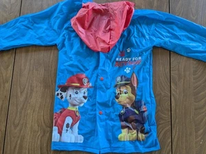 Paw Patrol Youth Large Blue And Red Parka 100% Vinyl - Picture 1 of 7