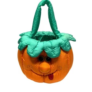 Joelson Industries Vacaciones Halloween Calabaza Golosinas Cesta Peluche con Cara De Colección - Imagen 1 de 3