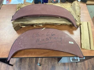 1965-66 Ford Mustang Fender Skirts Foxcraft MUS-65 Wheel Shield - Picture 1 of 11