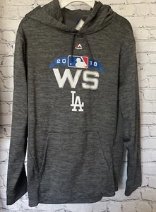 Felpa Majestic 2018 MLB Los AngelesDodgers World Series piccola nuova con etichetta grigia - Foto 1 di 12