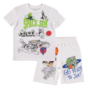Boy's Space Jam Shorts and T-Shirt Set - Space Jam Boys Basketball Clothing set - Picture 1 of 18