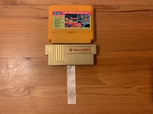Gold Nintendo Honey Bee Famicom to Nes converter with ribbon, 60-72 pin, no box - Picture 1 of 10