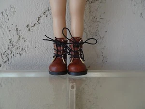 Lovely brown laces and zipper boots for Dianna Effner 13"Little Darling doll - Picture 1 of 7