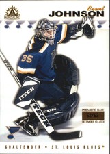 2001-02 (BLUES) Pacific Adrenaline Premiere Date #159 Brent Johnson /62