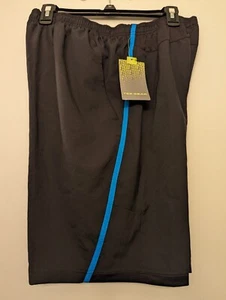 Tek Gear Mens Textured Woven Shorts Polyester Drawstring Pockets Blk MEDIUM NEW - Picture 1 of 10