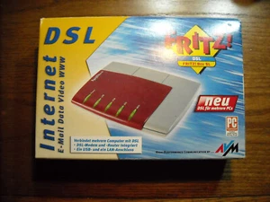 AVM Fritz!Box SL  ADSL-Modem/Router, für mehrere PC´s, ungenutzt, gebraucht - Bild 1 von 4