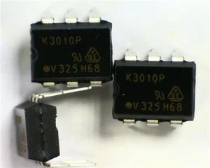 5x Vishay K3010P Triac Output Optokoppler, Through Hole, 6-Pin DIP-6 AC Power - Bild 1 von 1