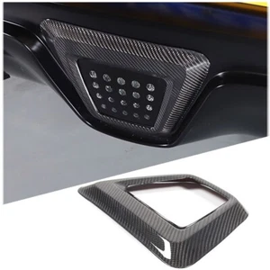 Real Carbon fiber Rear lower Bumper brake light frame For Toyota Supra 2019-2022 - Picture 1 of 6