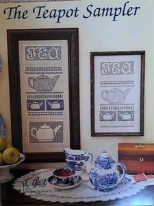 The Teapot Sampler - Drawn and Pulled Thread Embroidery - Picture 1 of 1