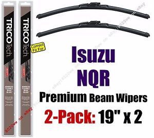Wiper Blades 2-Pack Premium - fit 1994 Isuzu NQR - 19190x2