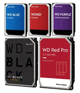 WD BLUE RED PURPLE 1TB 2TB 4TB 8TB 10TB 12TB 14TB 3.5" HDD Internal Hard Drive - Picture 1 of 24
