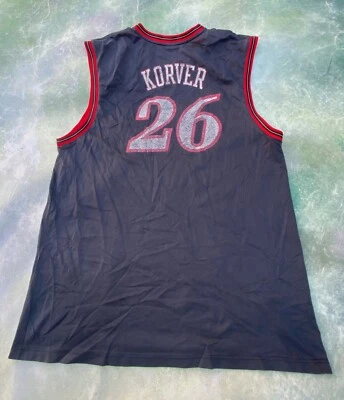 Vintage RARE Reebok NBA Philadelphia 76ers Kyle Korver #26 Jersey Size 2XL. - Image 1 of 3