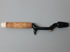 Fishing Rod Handle Metal Cork Vintage Unknown Maker Black 3/8" Rod Diameter