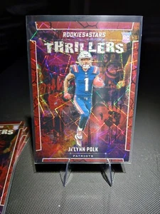 2024 Rookies & Stars Ja'Lynn Polk Thrillers Longevity Lazer Rookie RC #T-JPK - Picture 1 of 2