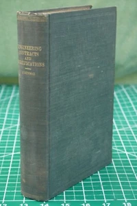 Antique Book Engineering Contracts and Specifications by J B Johnson 1901 2nd Ed - Picture 1 of 12