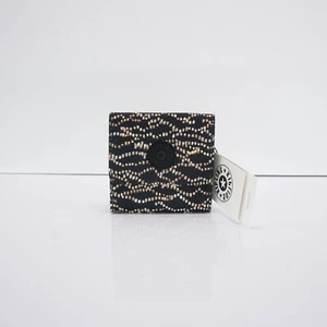 Kipling Cece Small Wallet Trifold Snap KI0952 Polyester Disco Glam Multi $44 NWT - Picture 1 of 8