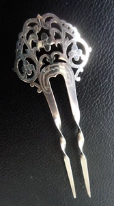 Antiguo adorno de pinza de peine de plata esterlina h/m 1907 - Pearce & Thompson - Imagen 1 de 6