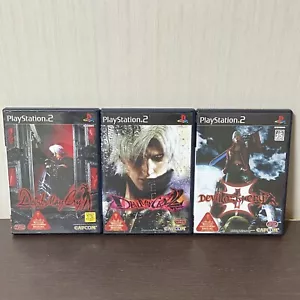 Devil May Cry 1 2 3 Set Lot PS2 PlayStation 2 Capcom from Japan Complete set - Picture 1 of 2