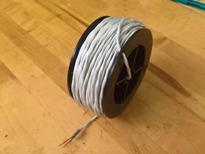 MIL-SPEC BMS13-48T03C02G022 DRAHT TEFLON PTFE Carlisle TENSOLITE 75C PTFE PAAR DT - Bild 1 von 3