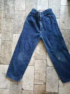Vintage Lee’s Denim Jeans Kids Girls 4 Regular Classic Elastic sparkle - Picture 1 of 8