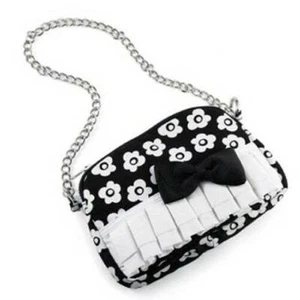 Mud Pie Tres Jolie Pleated Ruffle Purse - Picture 1 of 1