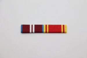 Queens Diamond Jubilee Medaille und Feuerwehr LSGC Medaille Nähen auf Bandleiste - Bild 1 von 3