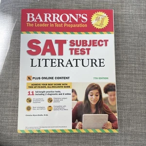 Barron's SAT Subject Test Literature, 7th Edition - Paperback - Picture 1 of 3