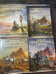 Terraforming Mars: Ares Expedition w/ Discovery, Foundations, & Crisis Exp - New - Picture 1 of 10