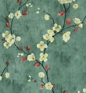 Flowers Self Adhesive Wallpaper Peel Stick Removable Nature Floral Wall Cover - Picture 1 of 6