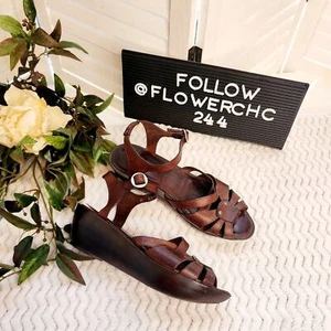 ROBERT CLERGERIE PLATFORM BROWN SANDAL SIZE 9 - Picture 1 of 9