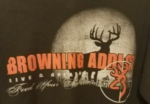 Camiseta para hombre Browning Graphic LS talla M Feed Your Addiction Browning Addict - Imagen 1 de 5