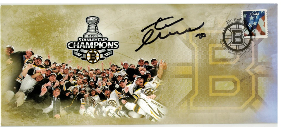 Zdeno Chara Boston Bruins Signed 2011 FDC First Day Cover Issue Stamp - Image 1 of 1