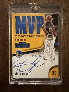 2018 Contenders Kevin Durant MVP Contenders On Card Auto /199 🔥🔥 Warriors 