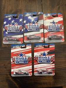 2024 Hot Wheels Stars And Stripes Series 1Walmart Exclusive Complete set ๐ - Picture 1 of 6