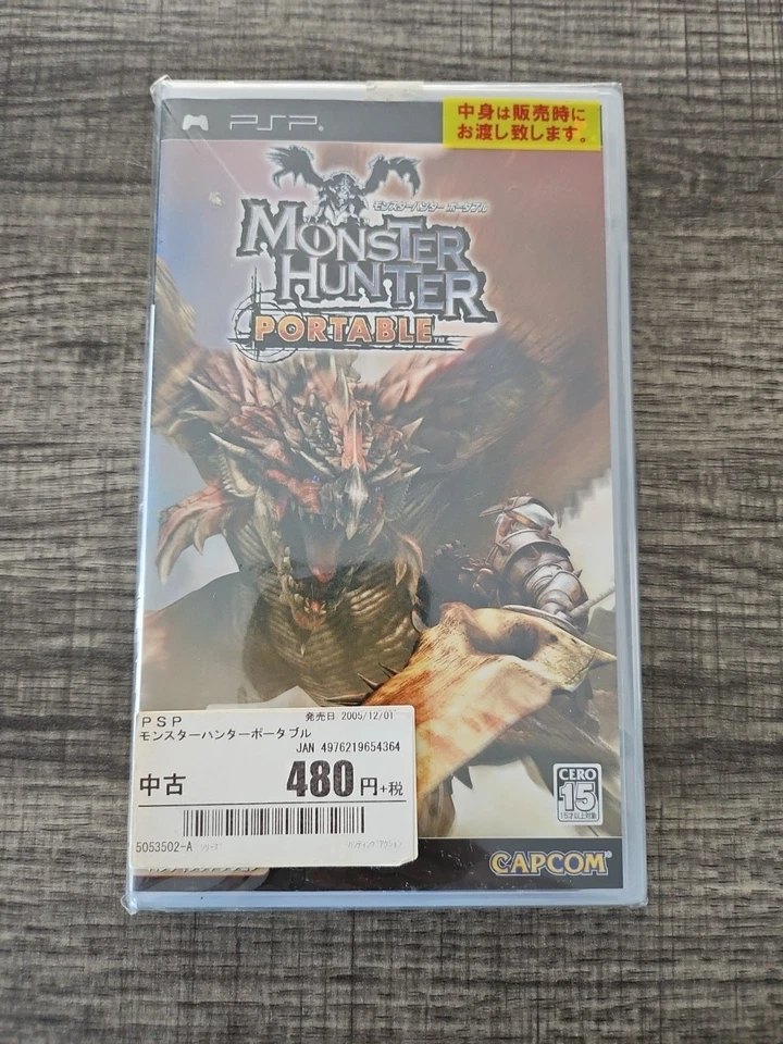 Monster Hunter Portable PlayStation PSP Japan Import Game Brand New - Image 1 of 3