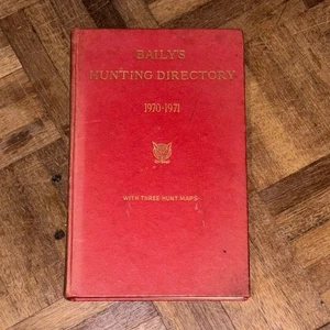 Baily’s Hunting Directory 1970-1971 With Three Hunt Maps - Bild 1 von 6