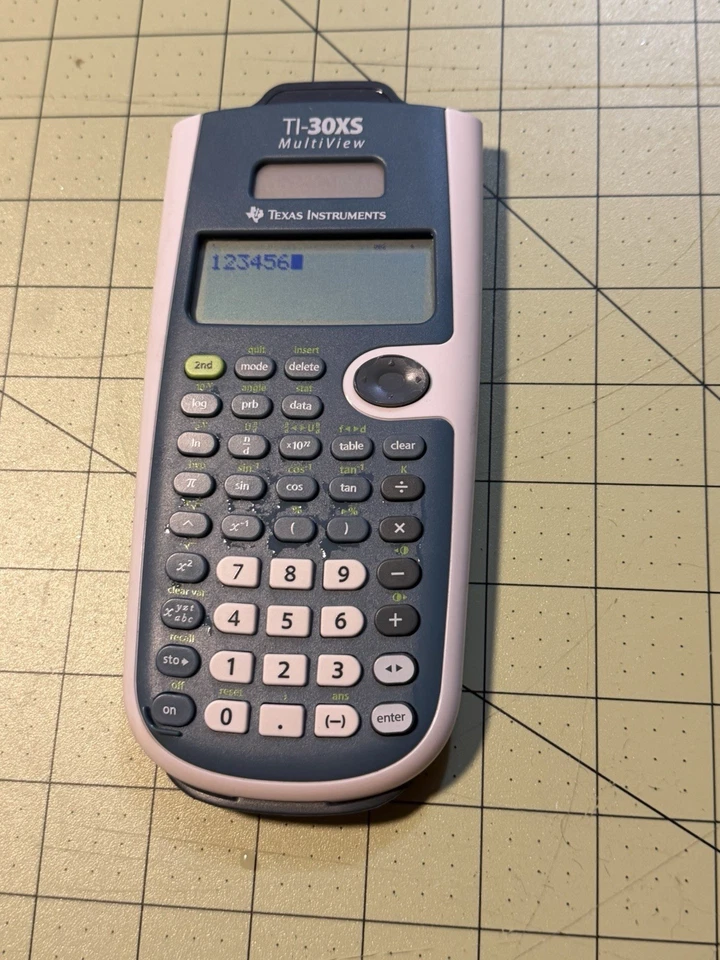 Texas Instruments TI-30XS MultiView Scientific Calculator - Blue - Image 1 of 2